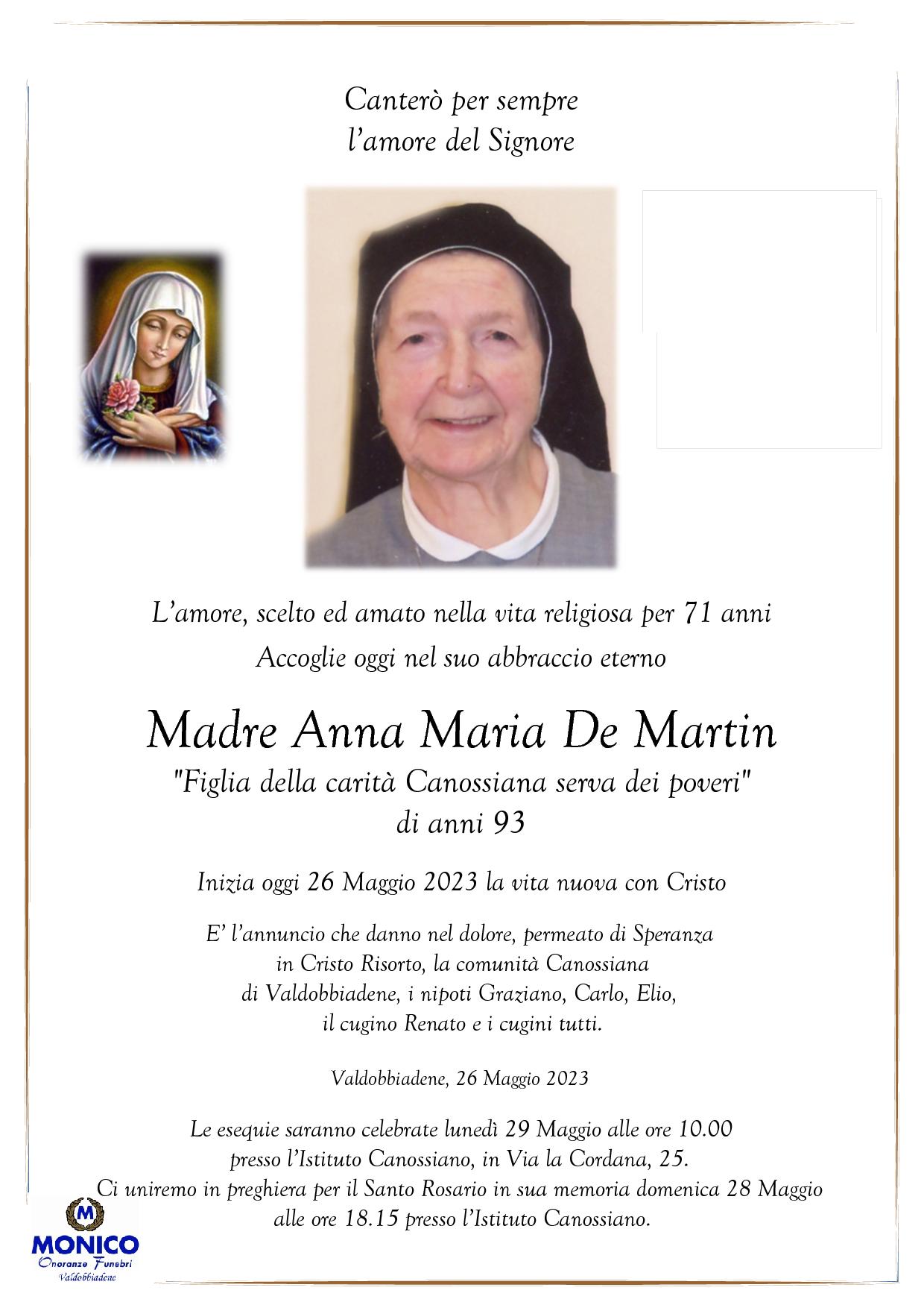 Canossiana Renier Anna Maria De Martin